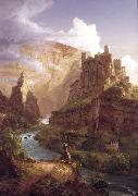 Thomas Cole Valley of the Vaucluse (mk13) oil painting reproduction